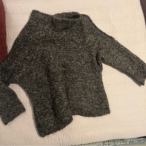 Free People She’s All That Brown Alpaca  Turtleneck Sweater